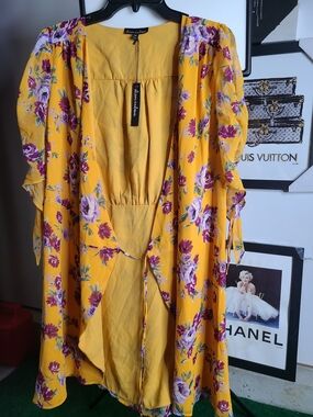 Yellow Floral Midi Dress - Billabong